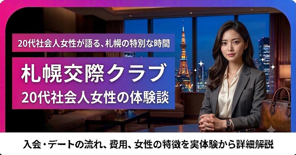 30代主婦の札幌交際クラブ体験談