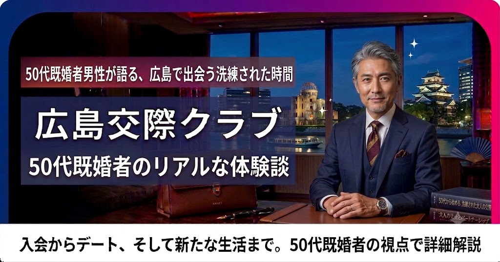 50代既婚者男性の広島交際クラブ体験談