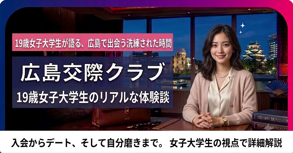 19歳女子大学生の広島交際クラブ体験談