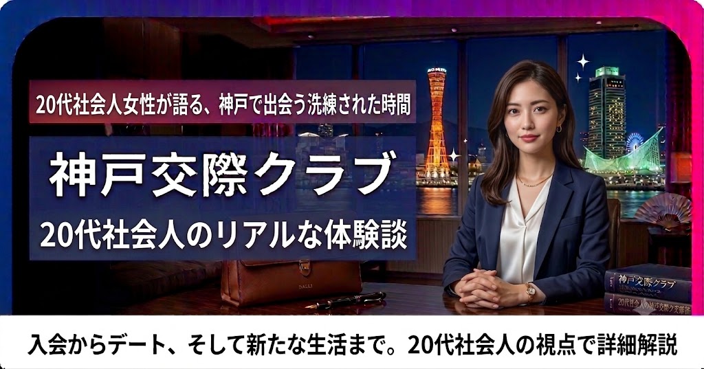 20代社会人女性の神戸交際クラブ体験談