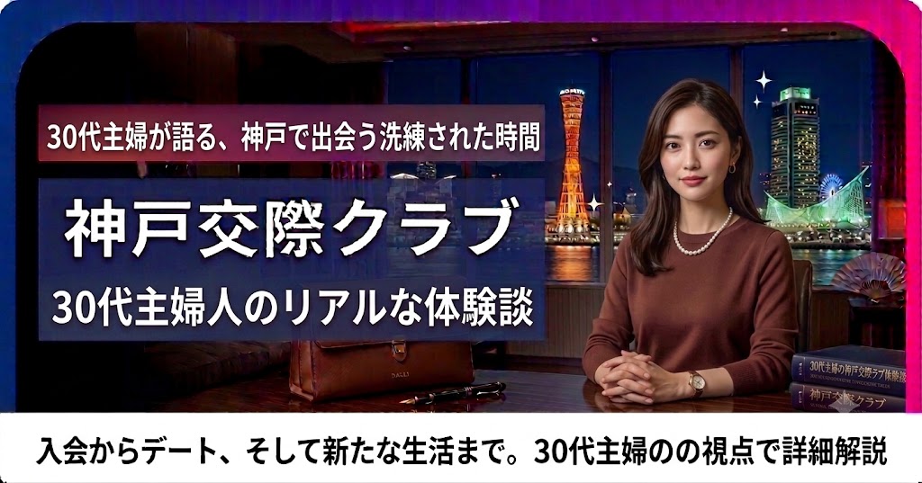 30代主婦の神戸交際クラブ体験談