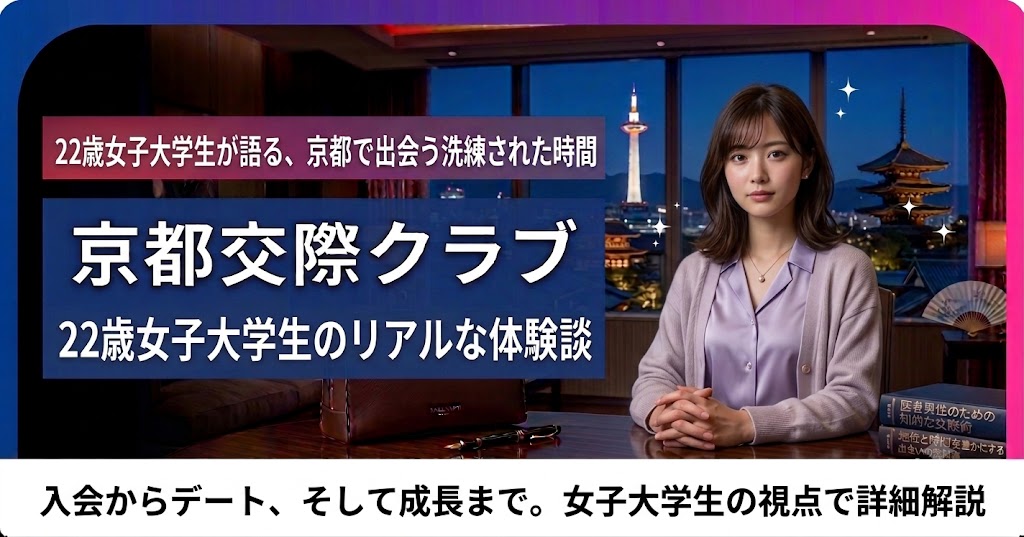22歳女子大学生の京都交際クラブ体験談