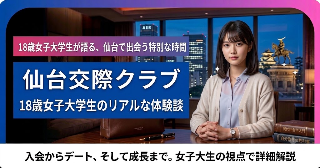 18歳女子大学生の仙台交際クラブ体験談