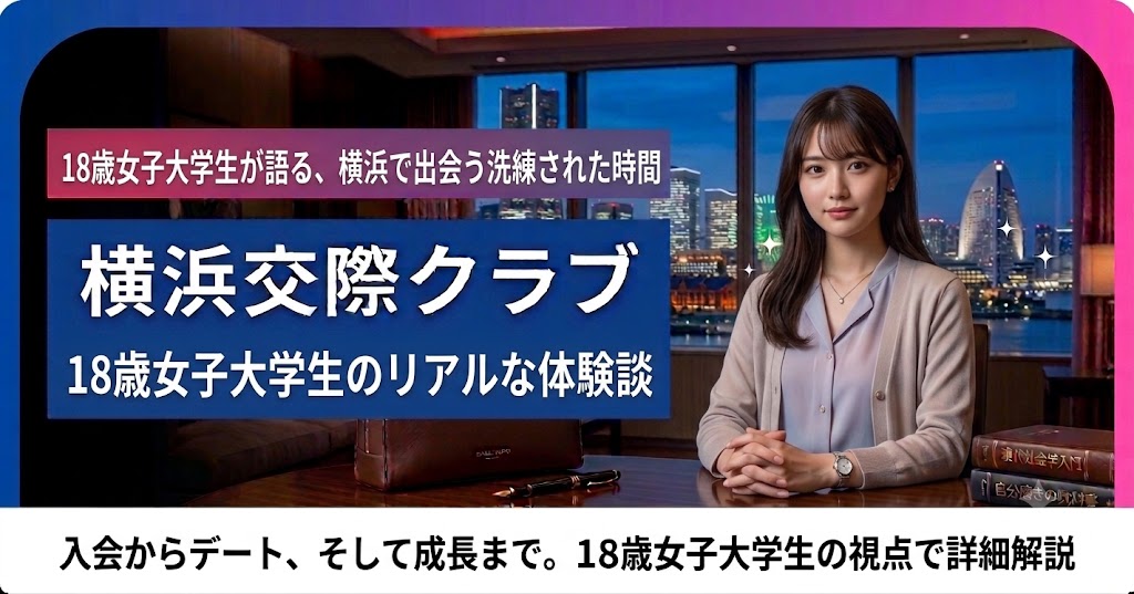 18歳女子大学生の横浜交際クラブ体験談