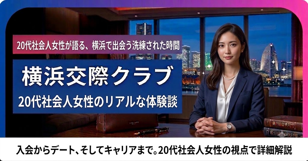 20代社会人女性の横浜交際クラブ体験談