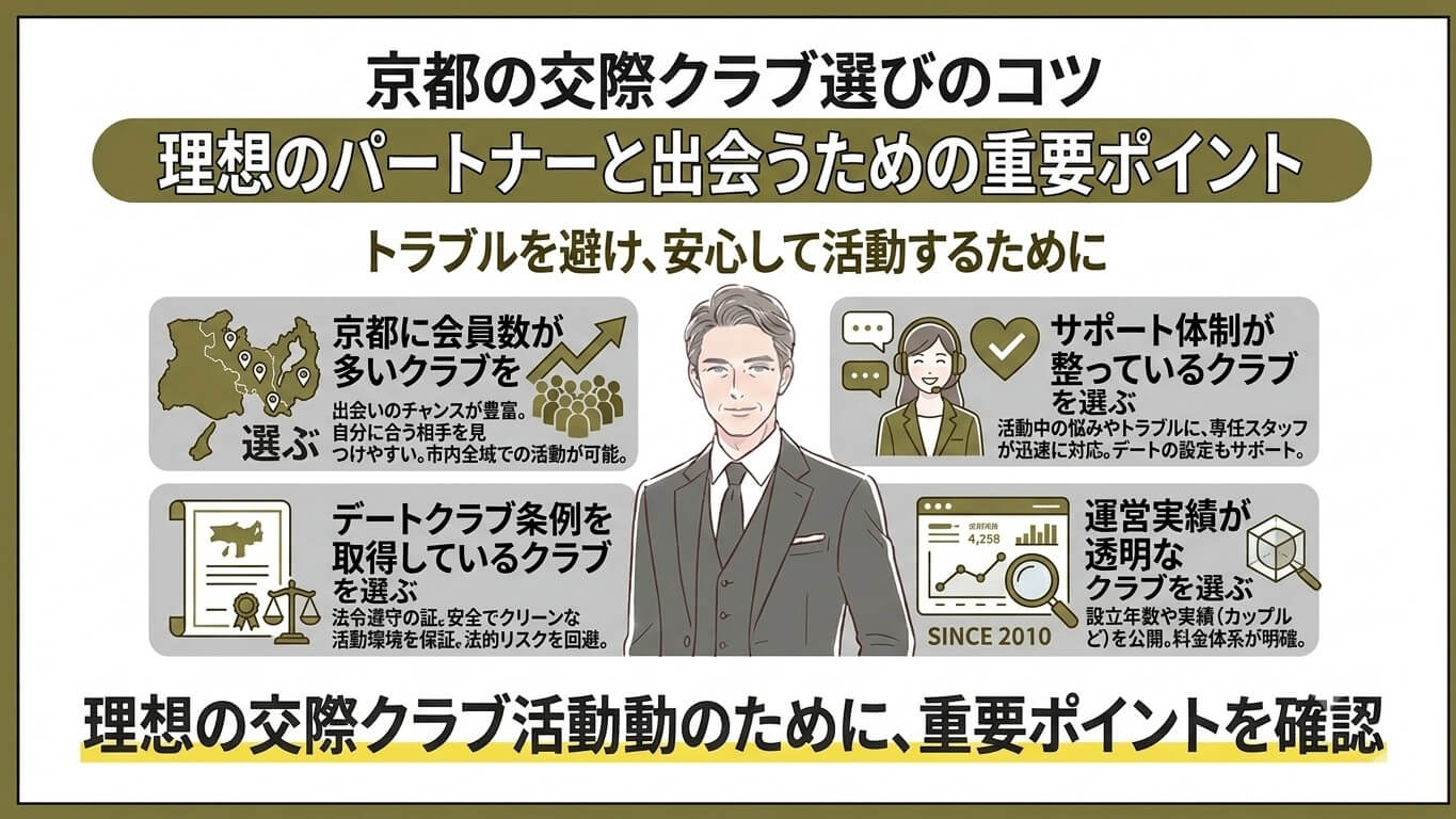 京都の交際クラブ選びのコツ