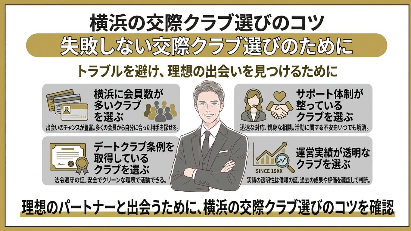 横浜の交際クラブ選びのコツ
